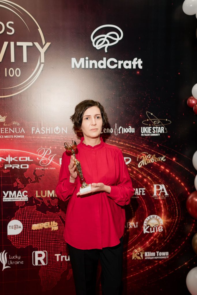 Тетяна Яіцька, керівниця освітніх програм Lytvyn Foundation, отримала нагороду
